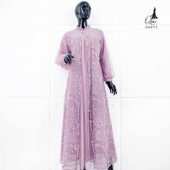 GAMIS OZIAS BROKAT HARUKA 3D 09872 LD 105 & LD 120I Gamis Remaja Muslimah I Fashion Muslimah. Fit Motif Nyaman Panjang Santai Wanita Dress Mewah 2XL