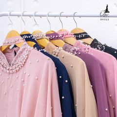 GAMIS OZIAS BROKAT 10 IN 1 09353 LD 105 I Gamis Super Mewah I Gamis kondangan  Muslim Nyaman Fit Motif