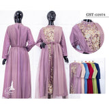 GAMIS OZIAS TILE PREMIUM 03974 LD 105 I Gamis Fashion Muslimah I Gamis Pesta Wanita Nyaman Panjang