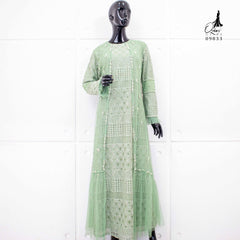 GAMIS OZIAS BROKAT BALIYA 09833 LD 105 I Gamis Kondangan Remaja I Fashion Muslimah Nyaman Panjang