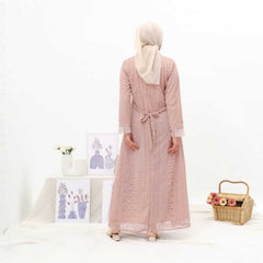 GAMIS OZIAS BROKAT KAGURA 09879 LD 105 I Gamis Super Cantik I Gamis Fashion Muslim Wanita Santai Nyaman Fit Panjang