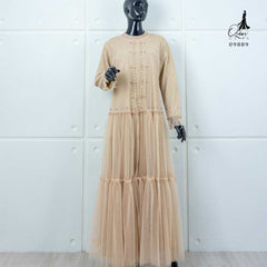 GAMIS OZIAS FLORANCE RUMBAI 09889 LD 105CM I Gamis Mewah Pesta I Gamis Home Nyaman Muslim