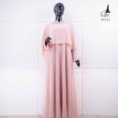 GAMIS OZIAS BROKAT 10 IN 1 09353 LD 105 I Gamis Super Mewah I Gamis kondangan  Muslim Nyaman Fit Motif