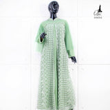 GAMIS OZIAS BROKAT FIMELA 09846 LD 105CM I Gamis Wisuda Muslimah I Dress Home Panjang Santai Nyaman Wanita