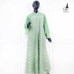 GAMIS OZIAS BROKAT FIMELA 09846 LD 105CM I Gamis Wisuda Muslimah I Dress Home Panjang Santai Nyaman Wanita