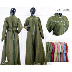 GAMIS OZIAS TILE 03965 LD 105 l Gamis Lebaran Mewah l Fashion Syari Kondangan
