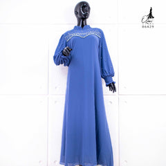GAMIS OZIKO SIFON CERUTY POLOS 06429 LD 105 I Gamis Super Simpel I Fashion Muslimah Wanita Panjang Nyaman Santaic