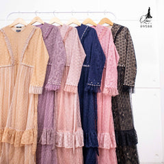 GAMIS OZIAS BROKAT PREMIUM 09588 LD 105 I Gamis Fashion Muslimah I Gamis Kondangan Cantik Nyaman Panjang
