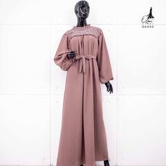 GAMIS OZIAS ZARACREPE PREMIUM 06446 LD 105 I Gamis Kondangan Muslimah I Gamis Wisuda Cantik Nyaman Panjang