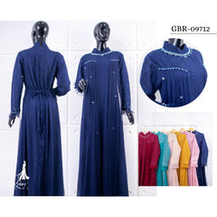 GAMIS OZIAS BROKAT IMPORT 09712 LD 105 I Gamis Kondangan Remaja Muslim Nyaman