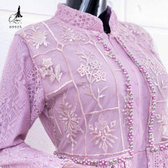 Ozias - Gamis Brokat Import 09925 Ld 105 I Gamis Kondangan Wanita I Gamis Cantik Wanita