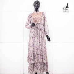 GAMIS OZIAS CERUTY SAKURA 03988 LD 105 I Gamis Fashion Busui I Gamis Kondangan Wanita Muslim Nyaman
