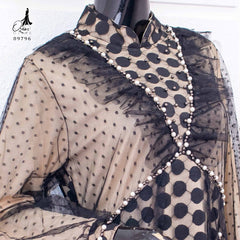 GAMIS OZIAS BROKAT TILE 09796 LD 105 I Gamis Fashion Muslimah I Abaya Lebaran Nyaman Panjang