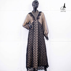 GAMIS OZIAS BROKAT TILE 09796 LD 105 I Gamis Fashion Muslimah I Abaya Lebaran Nyaman Panjang