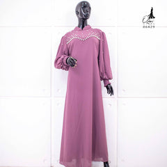 GAMIS OZIKO SIFON CERUTY POLOS 06429 LD 105 I Gamis Super Simpel I Fashion Muslimah Wanita Panjang Nyaman Santaic