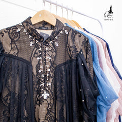 GAMIS OZIAS BROKAT HARUKA 09986 LD 105 I Gamis Kondangan Wanita Muslim Nyaman