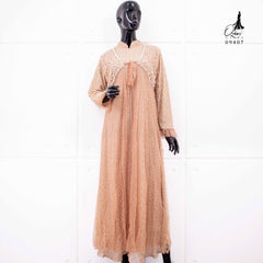 GAMIS OZIAS BROKAT KAGURA 09407 LD 105 I Gamis Kondangan Simpel I Gamis Pesta Dewasa