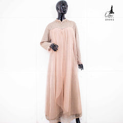 GAMIS OZIAS BROKAT BLOSSOM 09993 LD 105 I Gamis Kondangan Cantik I Gamis Wisuda Remaja Panjang Santai