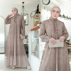 GAMIS OZIAS TILE PREMIUM 07002 LD 105 I Gamis Busui Friendly I Fashion Muslimah Nyaman Panjang