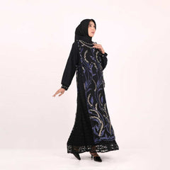 GAMIS OZIAS TILE 09905 LD 105 I Gamis Pesta Premium I Fashion Muslimah Nyaman Panjang