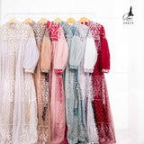 GAMIS OZIAS TILE 09429 I Fashion Remaja kondangan I Gamis Dewasa Panjang
