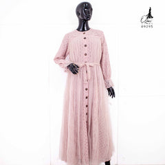 GAMIS OZIAS BROKAT AZULA 09295 LD 105 I Gamis Wanita Muslimah I Gamis Busui Friendly Panjang