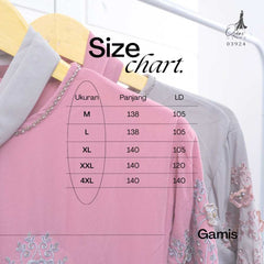 GAMIS OZIAS CERUTY BORDIR 03924 LD 105 I Gamis Simpel Pesta I Gamis Wanita Muslimah Nyaman Panjang