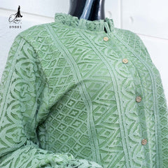 TUNIK OZIAS BROKAT ARABELLA 09881 LD 105CM I Oneset Fashion Muslimah I Tunic Celana Hijab l Busui Friendly Nyaman Wanita