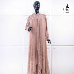 GAMIS OZIKO BROKAT IORA CEILO 09915 LD 105 dan LD 120 I Gamis Mewah Wisuda I Fashion Wanita Muslimah Nyaman Panjang Dress