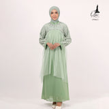 GAMIS OZIAS CERUTY COMBI BROKAT ARGYLIE 09863 LD 105 I Gamis Acara Formal I Fashion Wanita Hijab Muslim Panjang