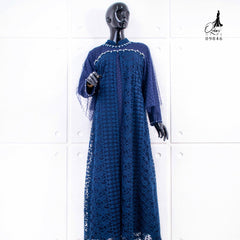 GAMIS OZIAS BROKAT FIMELA 09846 LD 105CM I Gamis Wisuda Muslimah I Dress Home Panjang Santai Nyaman Wanita