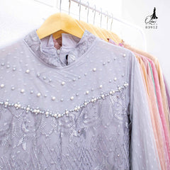 GAMIS OZIAS TILE LILY 03912 LD 105 I Gamis Mewah Kondangan I Fashion Muslimah  Motif Nyaman