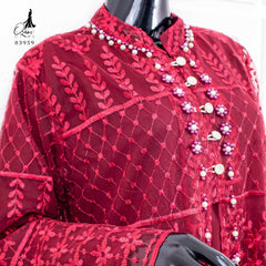 GAMIS OZIAS TILE IMPORT 03959 LD 105 I Gamis Kondangan Remaja I Fashion Wanita Busui Friendly  Motif Muslim Nyaman