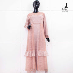 GAMIS OZIAS BROKAT IMPORT 09590 LD 105 I Gamis Fashion muslimah I Gamis Pesta Simpel Wanita Nyaman Panja