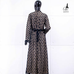 GAMIS OZIAS BROKAT POLKA 08959 LD 105 I Gamis Wisuda Wanita I Gamis Fashion Muslimah Nyaman Dress