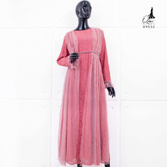 GAMIS OZIAS BROKAT PREMIUM 09532 LD 105 I Gamis Kondangan Remaja I Gamis Simpel Mewah