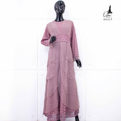 GAMIS OZIAS BROKAT POLKA 09317 LD 105 I Gamis Kondangan Premium I Fashion Muslimah Dress