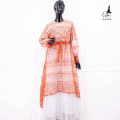 GAMIS OZIAS TILE MOSCREPE PREMIUM 06444 LD 105 I Gamis Fashion Muslimah I Gamis wisuda Rompi Nyaman Panjang