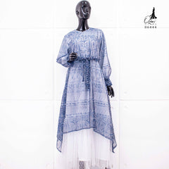 GAMIS OZIAS TILE MOSCREPE PREMIUM 06444 LD 105 I Gamis Fashion Muslimah I Gamis wisuda Rompi Nyaman Panjang