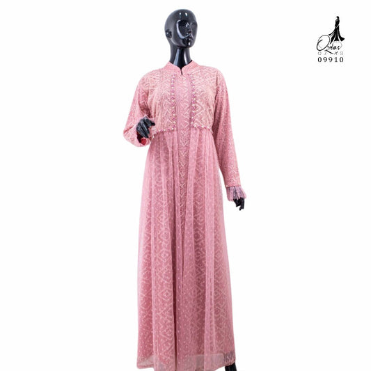 GAMIS OZIKO BROKAT IORA CEILO PREMIUM 09910 I Gamis Pesta Remaja I Gamis Busui friendly Muslim Nyaman 2XL