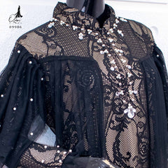 GAMIS OZIAS BROKAT HARUKA 09986 LD 105 I Gamis Kondangan Wanita Muslim Nyaman