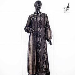 GAMIS BROKAT HARUKA OZIAS 09970 LD 105 I Gamis Fashion Muslimah I Gamis Wanita Cantik Panjang Santai