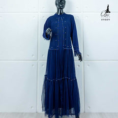 GAMIS OZIAS FLORANCE RUMBAI 09889 LD 105CM I Gamis Mewah Pesta I Gamis Home Nyaman Muslim
