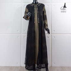 GAMIS OZIAS BROKAT FLORANCE 09893 LD 105 & LD 120 I Gamis Wanita Syar'i Kondangan l Busana Muslim Nyaman Panjang Santai Dress