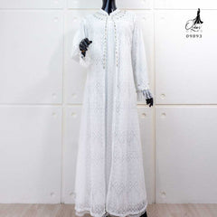 GAMIS OZIAS BROKAT FLORANCE 09893 LD 105 & LD 120 I Gamis Wanita Syar'i Kondangan l Busana Muslim Nyaman Panjang Santai Dress