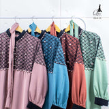 GAMIS OZIAS TILE SOPHIA 06441 LD 105CM I Gamis Pesta Simpel I Busana Muslimah Busui Friendly Fit Motif