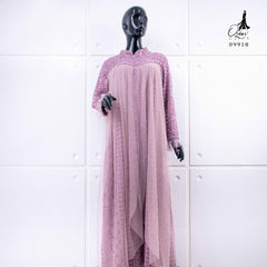 GAMIS OZIAS BROKAT FIMELA 09918 LD 105 I Gamis Pesta Muslimah Panjang Mewah
