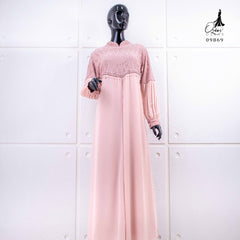 GAMIS OZIAS SIFON COMBI BROKAT ARGYLIE 09869 LD 105CM I Fashion Muslim Simpel Nyaman Panjang