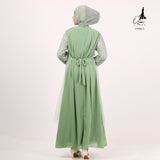 GAMIS OZIAS CERUTY COMBI BROKAT ARGYLIE 09863 LD 105 I Gamis Acara Formal I Fashion Wanita Hijab Muslim Panjang