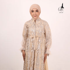 GAMIS OZIAS TILE PREMIUM IMPORT 09739 LD 105 I Gamis Pesta Kondangan I Fashion Muslimah Busui Friendly Santai